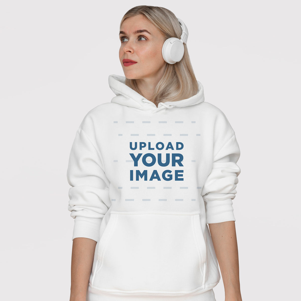 Custom Design Hoodie for Women | White