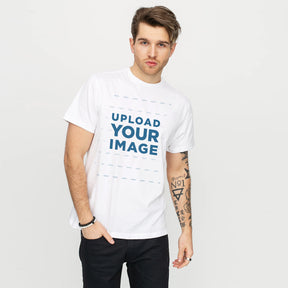 Custom Design White T-Shirt | Unisex | Premium