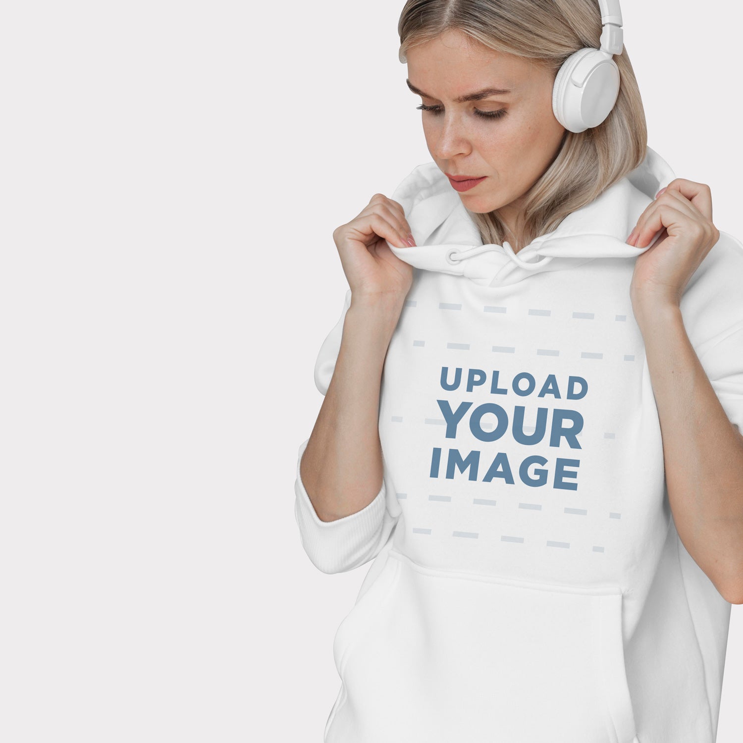 Custom Design Hoodie for Women | White
